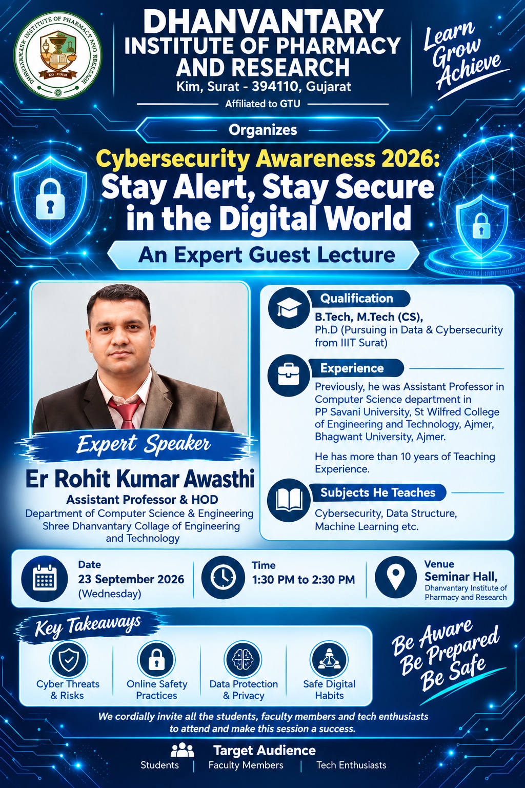 Guest Lecture Cybersecurity Awareness